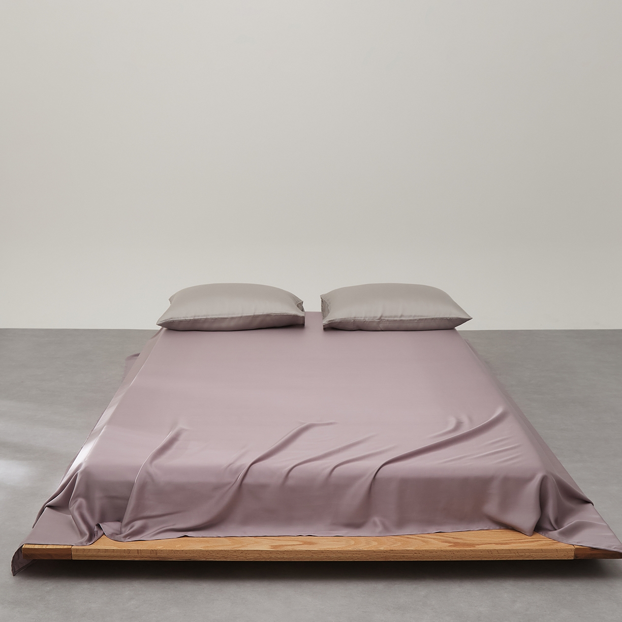 优彩 2026新款60支兰精天丝单品枕套床单被套床笠系列-单床单 悠悠紫