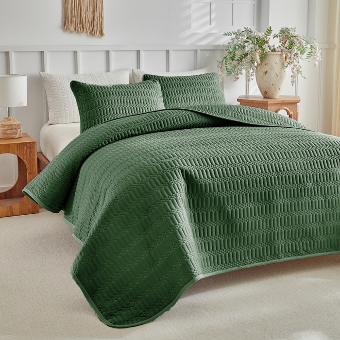 91家纺网 家纺一手货源 找家纺 （总）温宁 2026年素色床盖三件套 国外薄被第一批--麻将  跨境，外贸，亚马逊，shein，temu