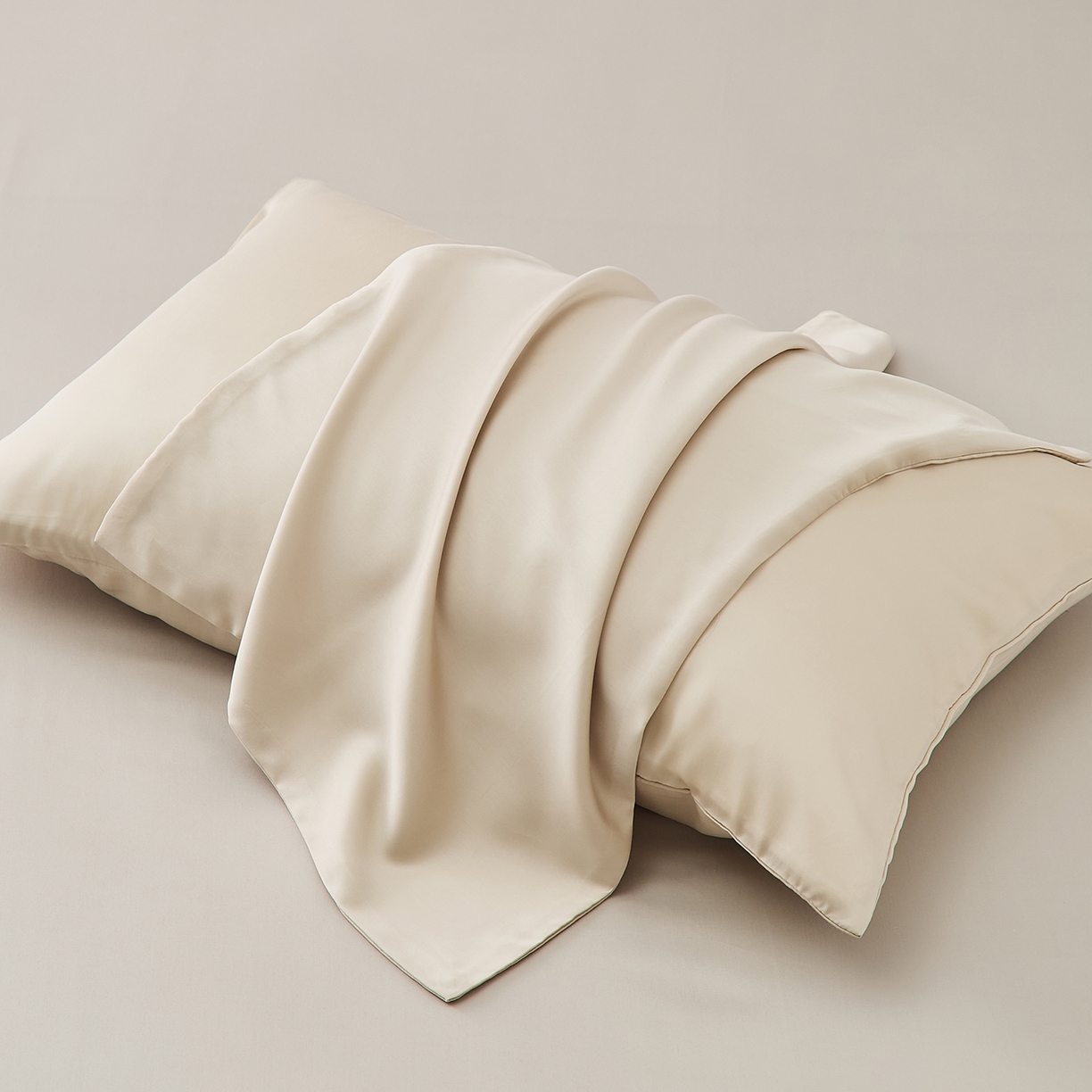 91家纺网 家纺一手货源 找家纺 （总）优彩 2026新款60支兰精天丝单品枕套床单被套床笠系列-单枕套