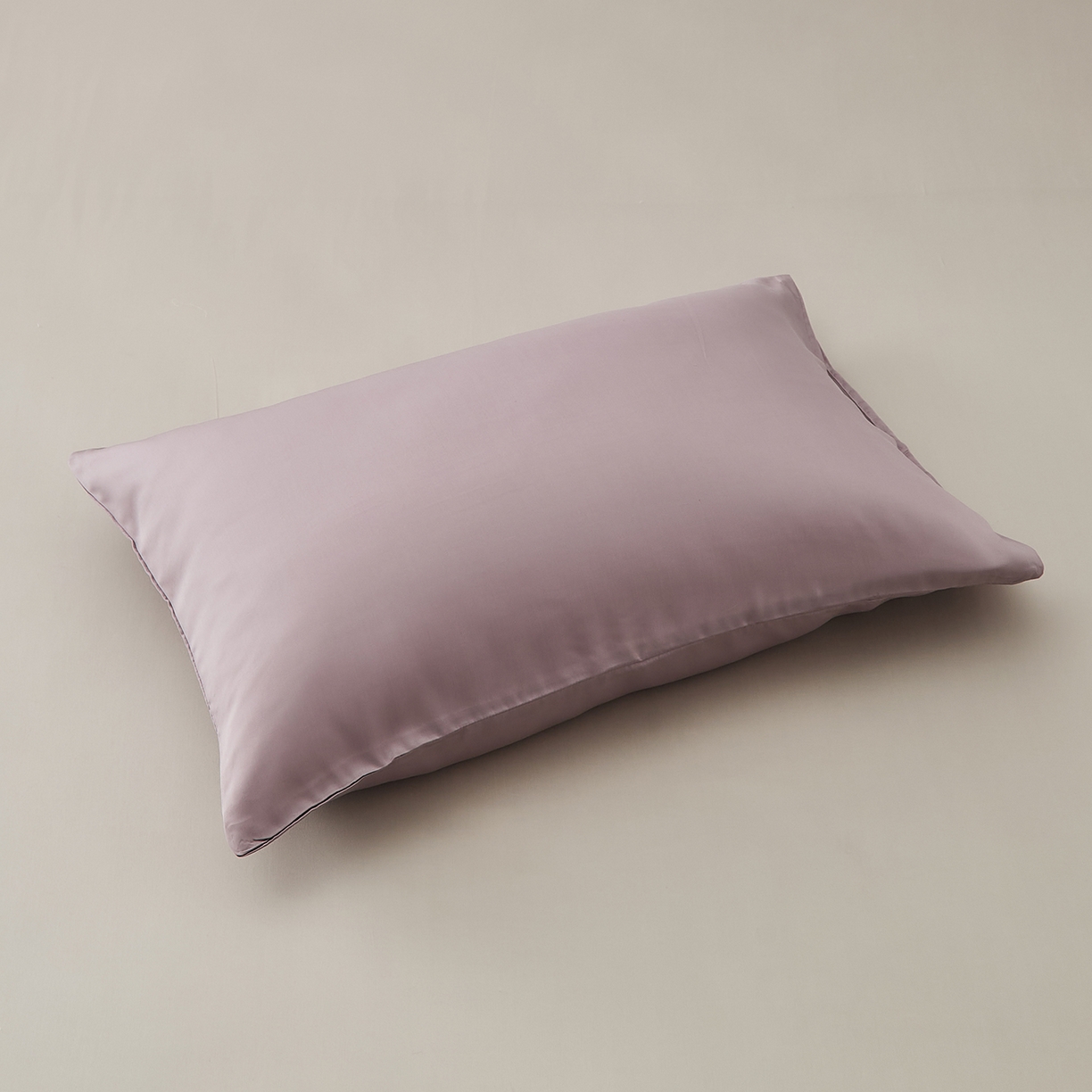 91家纺网 家纺一手货源 找家纺 优彩 2026新款60支兰精天丝单品枕套床单被套床笠系列-单枕套 悠悠紫