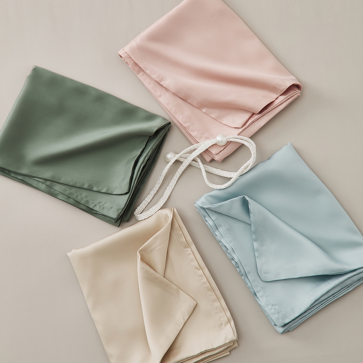 91家纺网 家纺一手货源 找家纺 优彩 2026新款60支兰精天丝单品枕套床单被套床笠系列-单枕套 All