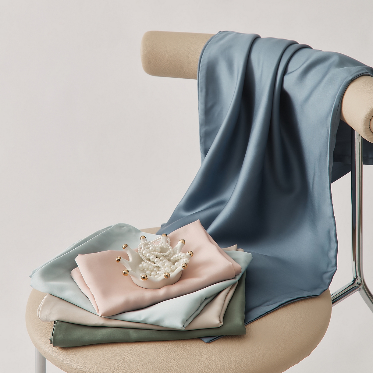 91家纺网 家纺一手货源 找家纺 优彩 2026新款60支兰精天丝单品枕套床单被套床笠系列-单枕套 All