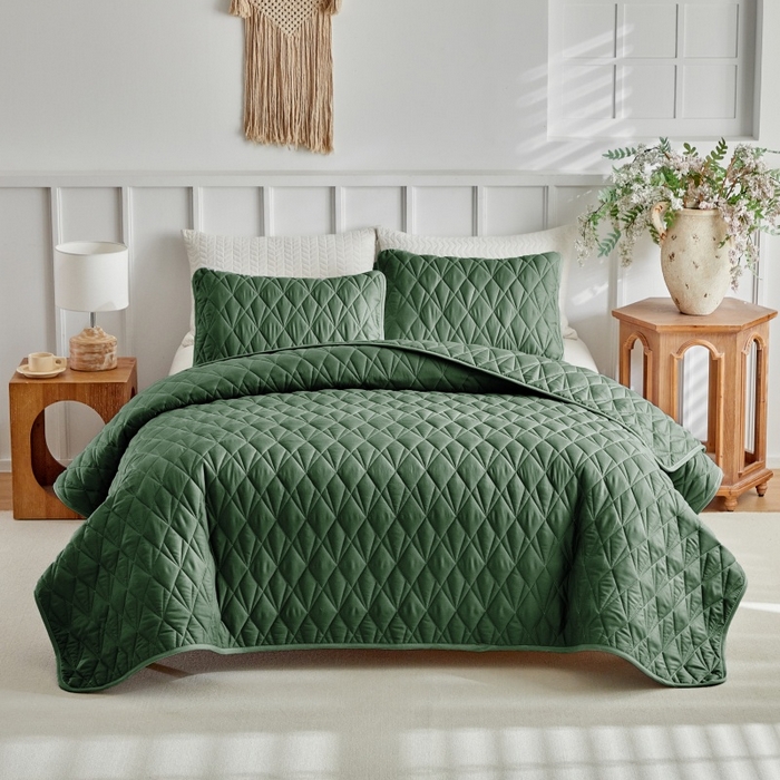 91家纺网 家纺一手货源 找家纺 （总）温宁 2026年素色床盖三件套 国外薄被第一批--砖石  跨境，外贸，亚马逊，shein，temu