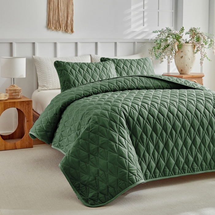 91家纺网 家纺一手货源 找家纺 （总）温宁 2026年素色床盖三件套 国外薄被第一批--砖石  跨境，外贸，亚马逊，shein，temu