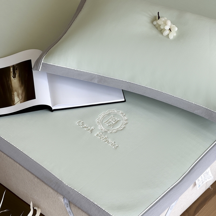 91家纺网 家纺一手货源 找家纺 （总）席佬大 2026新款cool凉感PE肌理纹莫奈冰丝抗菌凉席席子系列