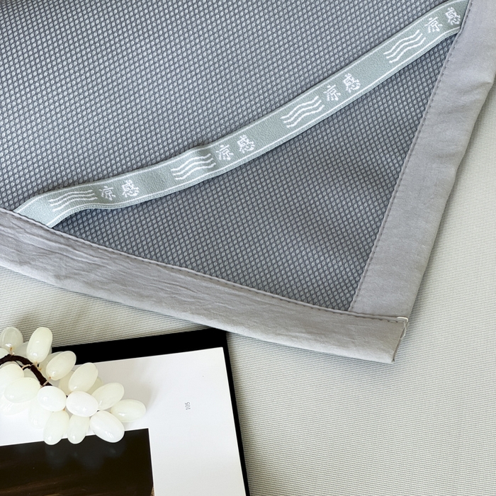 91家纺网 家纺一手货源 找家纺 （总）席佬大 2026新款cool凉感PE肌理纹莫奈冰丝抗菌凉席席子系列