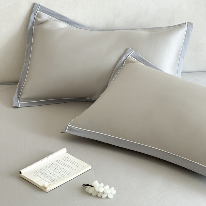 91家纺网 家纺一手货源 找家纺 席佬大 2026新款cool凉感PE肌理纹莫奈冰丝抗菌凉席席子系列 香槟色-床笠款