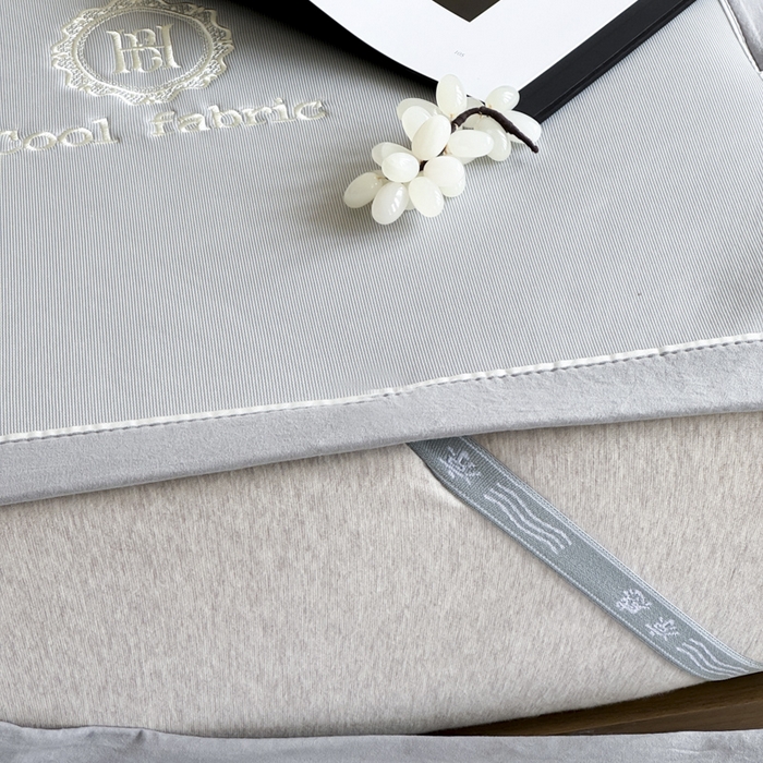 91家纺网 家纺一手货源 找家纺 席佬大 2026新款cool凉感PE肌理纹莫奈冰丝抗菌凉席席子系列 云灰-平席款