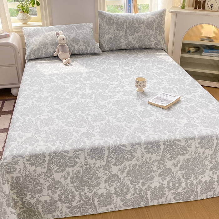 91家纺网 家纺一手货源 找家纺 漫仙阁家纺 2026新款老粗布床单系列 沉香