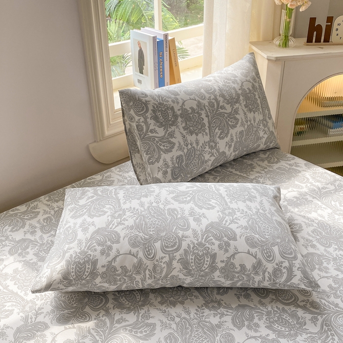 91家纺网 家纺一手货源 找家纺 漫仙阁家纺 2026新款老粗布床单系列 沉香