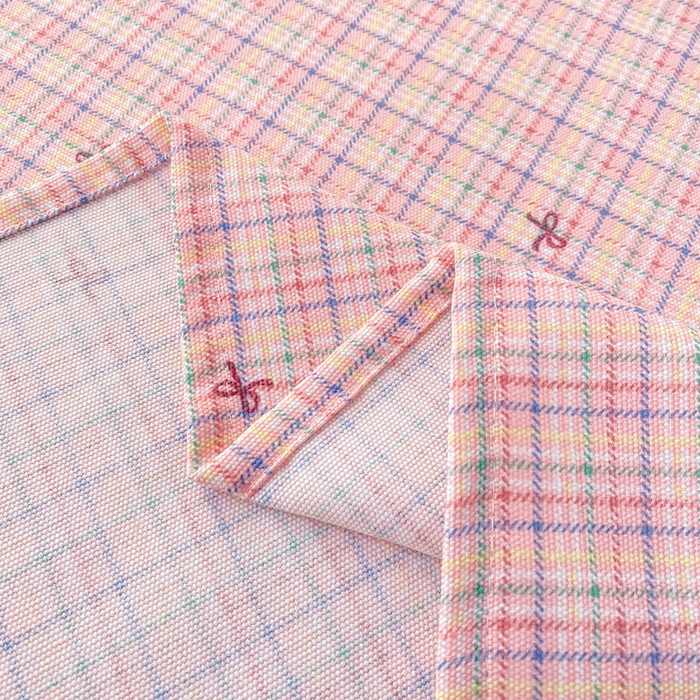 91家纺网 家纺一手货源 找家纺 漫仙阁家纺 2026新款老粗布床单系列 蝴蝶结