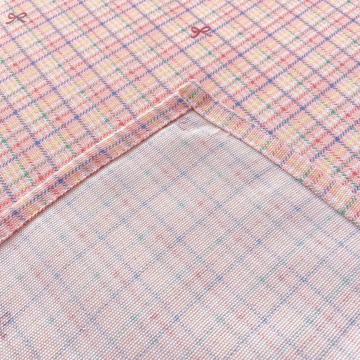 91家纺网 家纺一手货源 找家纺 漫仙阁家纺 2026新款老粗布床单系列 蝴蝶结