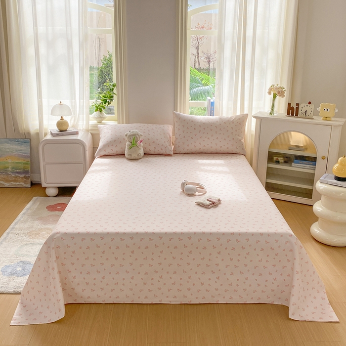 91家纺网 家纺一手货源 找家纺 漫仙阁家纺 2026新款老粗布床单系列 花丛