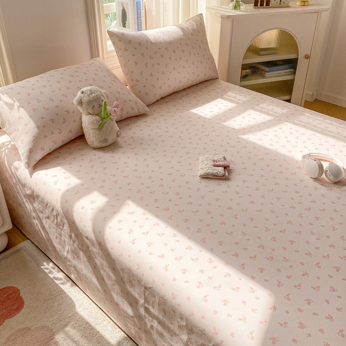 91家纺网 家纺一手货源 找家纺 漫仙阁家纺 2026新款老粗布床单系列 花丛