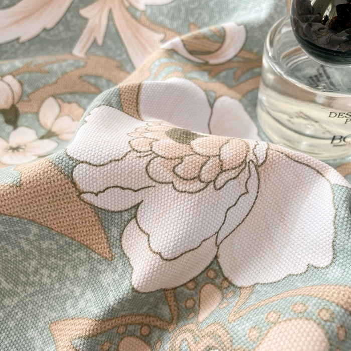 91家纺网 家纺一手货源 找家纺 漫仙阁家纺 2026新款老粗布床单系列 花开富贵