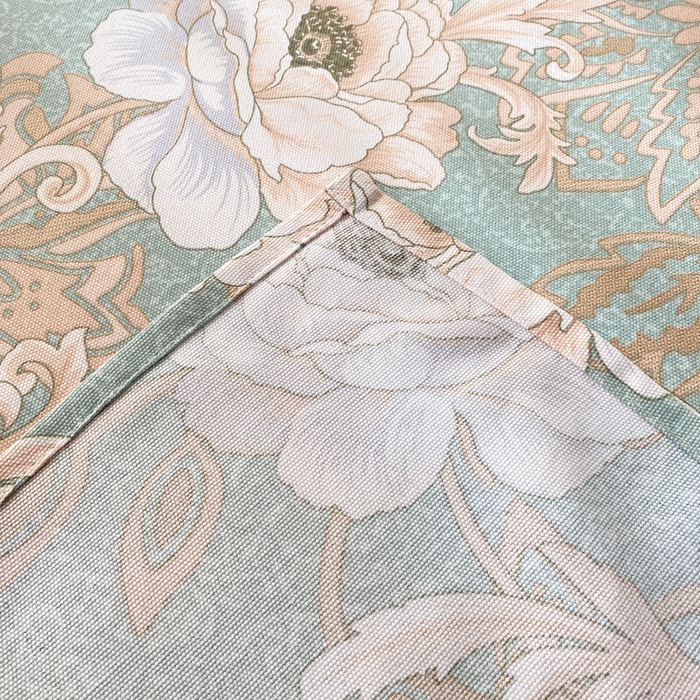 91家纺网 家纺一手货源 找家纺 漫仙阁家纺 2026新款老粗布床单系列 花开富贵