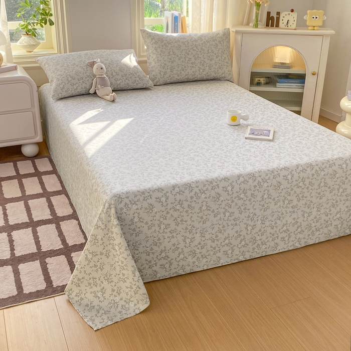 91家纺网 家纺一手货源 找家纺 漫仙阁家纺 2026新款老粗布床单系列 集雅