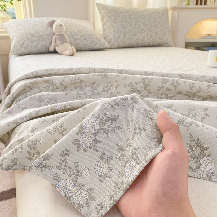 91家纺网 家纺一手货源 找家纺 漫仙阁家纺 2026新款老粗布床单系列 集雅