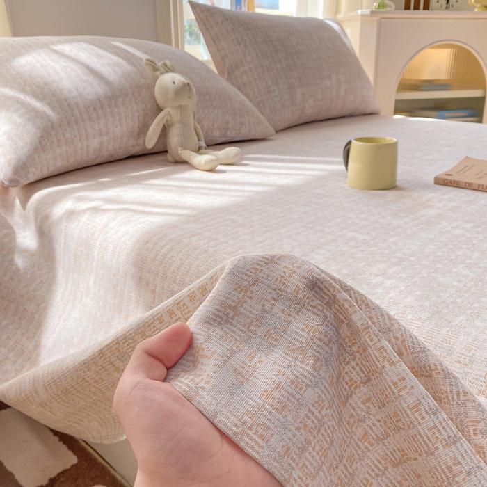 91家纺网 家纺一手货源 找家纺 漫仙阁家纺 2026新款老粗布床单系列 简格