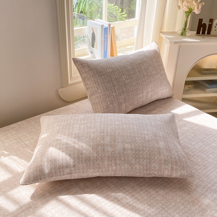 91家纺网 家纺一手货源 找家纺 漫仙阁家纺 2026新款老粗布床单系列 简格