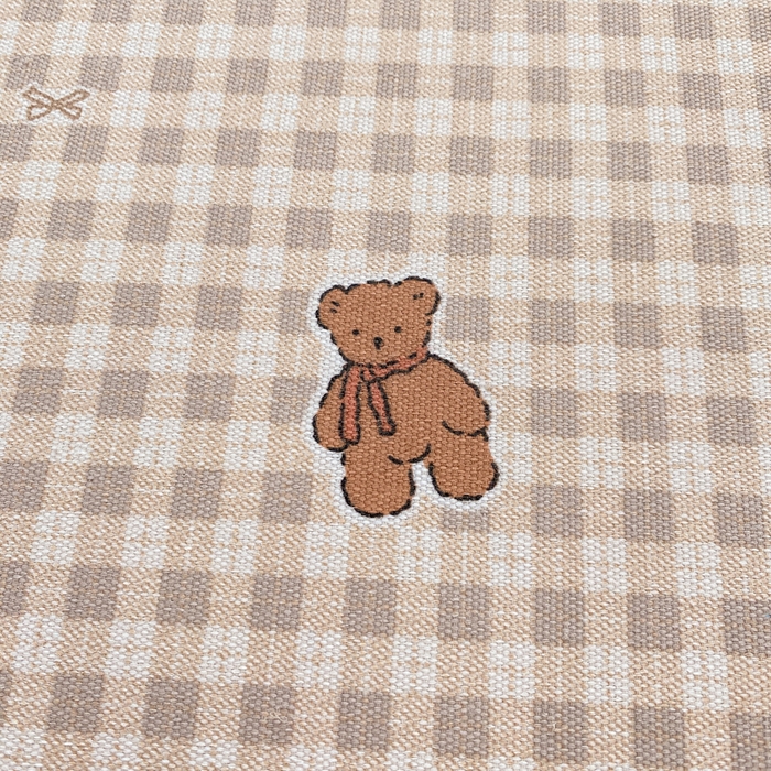 91家纺网 家纺一手货源 找家纺 漫仙阁家纺 2026新款老粗布床单系列 开心熊