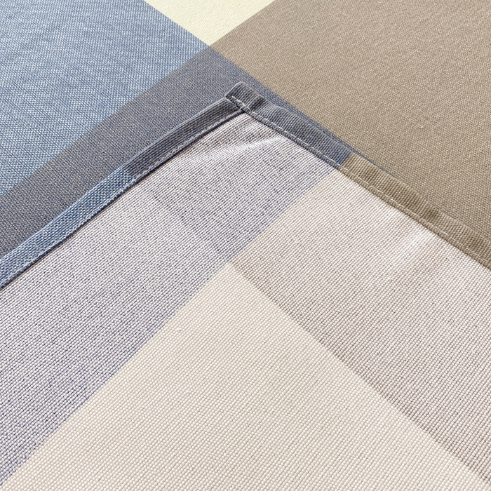 91家纺网 家纺一手货源 找家纺 漫仙阁家纺 2026新款老粗布床单系列 蓝格