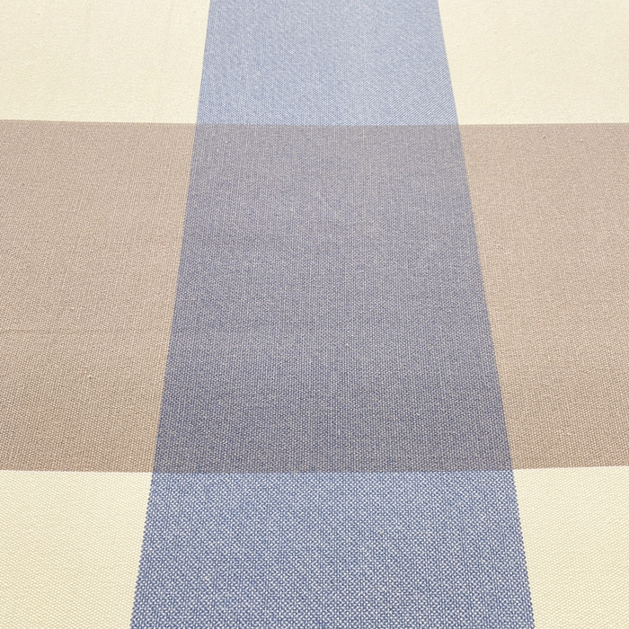 91家纺网 家纺一手货源 找家纺 漫仙阁家纺 2026新款老粗布床单系列 蓝格