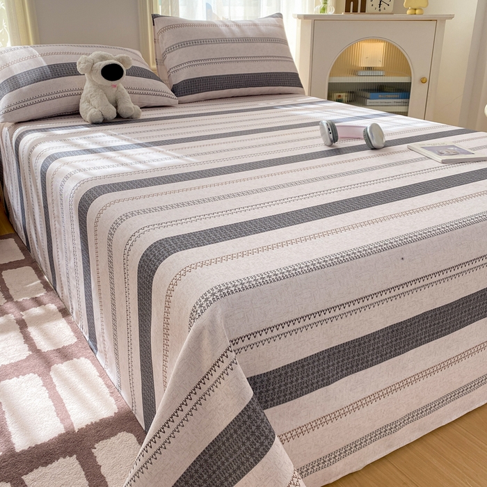 91家纺网 家纺一手货源 找家纺 漫仙阁家纺 2026新款老粗布床单系列 流金岁月