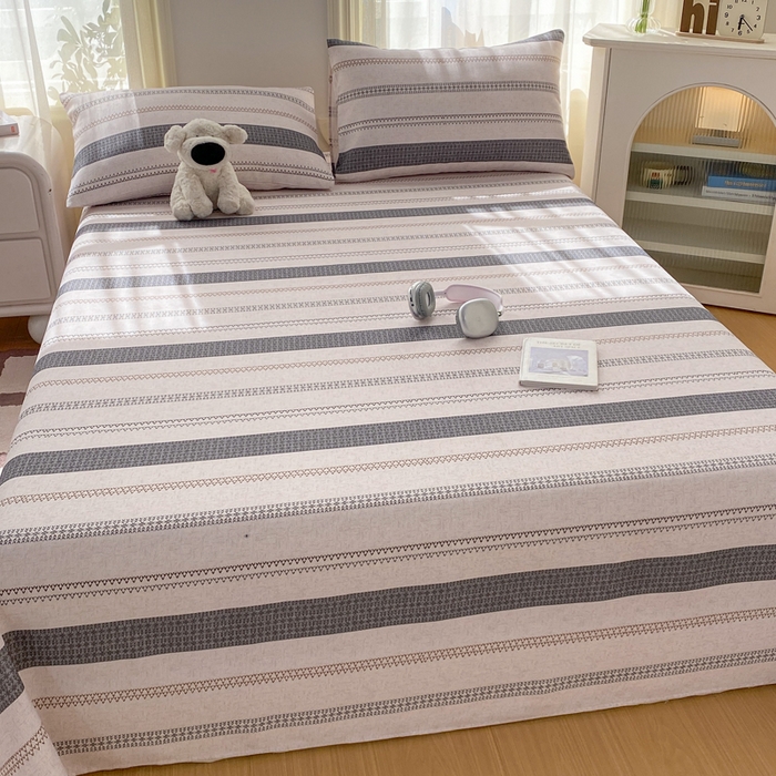 91家纺网 家纺一手货源 找家纺 漫仙阁家纺 2026新款老粗布床单系列 流金岁月