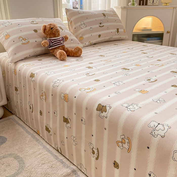 91家纺网 家纺一手货源 找家纺 漫仙阁家纺 2026新款老粗布床单系列 马上发财