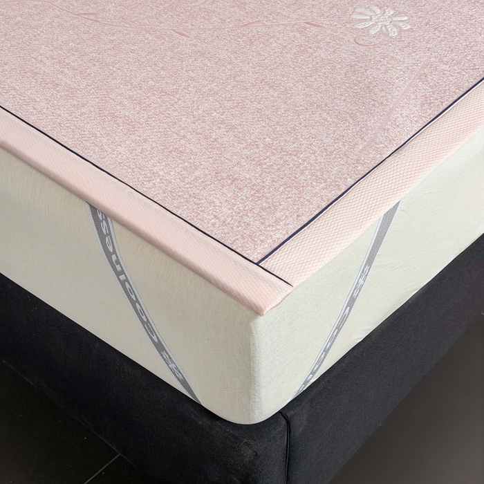 91家纺网 家纺一手货源 找家纺 （总）绒艺席业 2026年新款立体浮雕工艺正宗凉感豆豆席凉席席子-平铺款