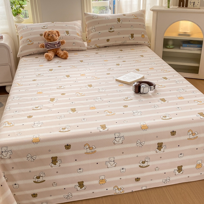 91家纺网 家纺一手货源 找家纺 漫仙阁家纺 2026新款老粗布床单系列 马上发财