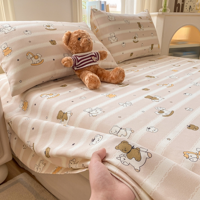 91家纺网 家纺一手货源 找家纺 漫仙阁家纺 2026新款老粗布床单系列 马上发财