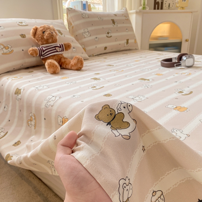 91家纺网 家纺一手货源 找家纺 漫仙阁家纺 2026新款老粗布床单系列 马上发财