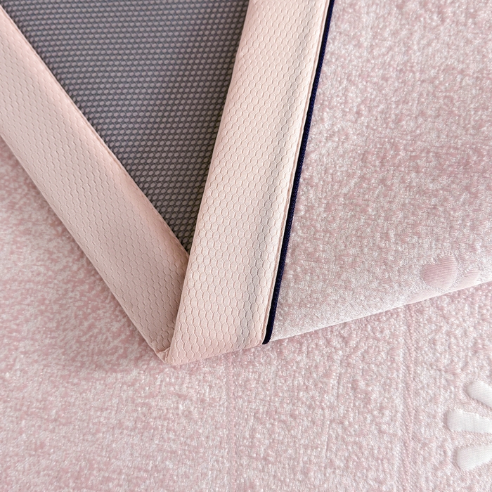 91家纺网 家纺一手货源 找家纺 （总）绒艺席业 2026年新款立体浮雕工艺正宗凉感豆豆席凉席席子-平铺款