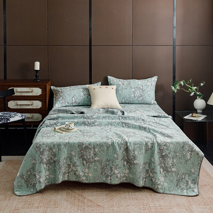 91家纺网 家纺一手货源 找家纺 （总）悦然毛巾被 2026新款全棉三层纱A类多功能毛巾被休闲毯夏被床盖床单