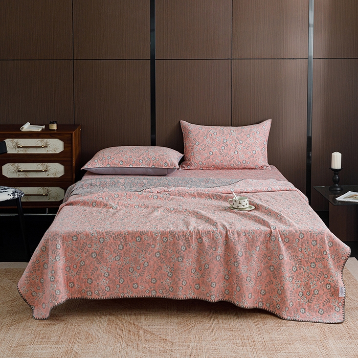 91家纺网 家纺一手货源 找家纺 （总）悦然毛巾被 2026新款全棉三层纱A类多功能毛巾被休闲毯夏被床盖床单