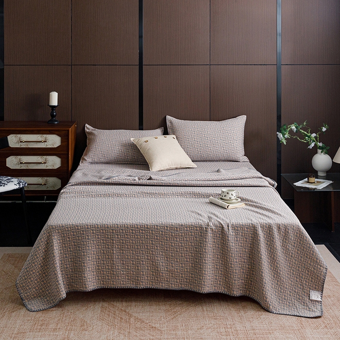 91家纺网 家纺一手货源 找家纺 （总）悦然毛巾被 2026新款全棉三层纱A类多功能毛巾被休闲毯夏被床盖床单