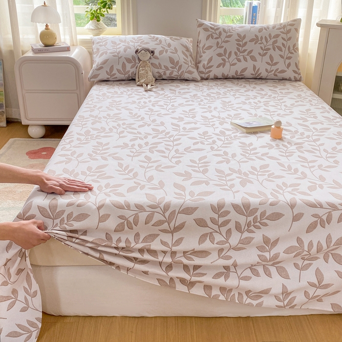 91家纺网 家纺一手货源 找家纺 漫仙阁家纺 2026新款老粗布床单系列 南枝