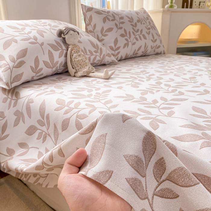 91家纺网 家纺一手货源 找家纺 漫仙阁家纺 2026新款老粗布床单系列 南枝