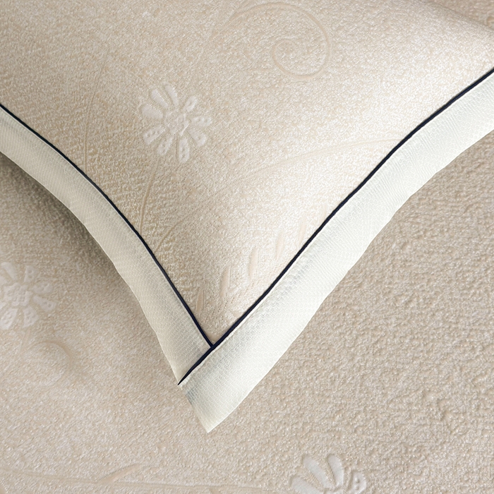 91家纺网 家纺一手货源 找家纺 绒艺席业 2026年新款立体浮雕工艺正宗凉感豆豆席凉席席子-平铺款 豆豆彩蝶-白色