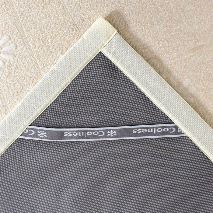 91家纺网 家纺一手货源 找家纺 绒艺席业 2026年新款立体浮雕工艺正宗凉感豆豆席凉席席子-平铺款 豆豆彩蝶-白色