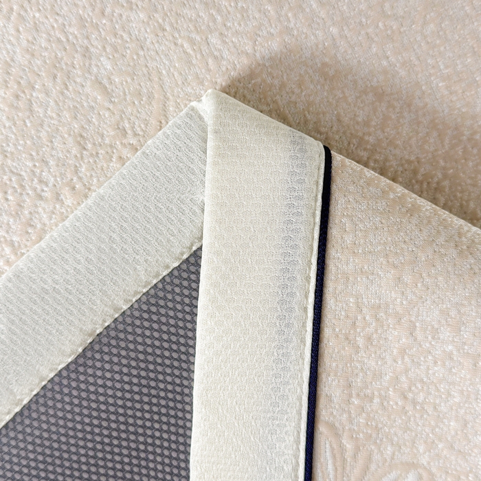 91家纺网 家纺一手货源 找家纺 绒艺席业 2026年新款立体浮雕工艺正宗凉感豆豆席凉席席子-平铺款 豆豆彩蝶-白色