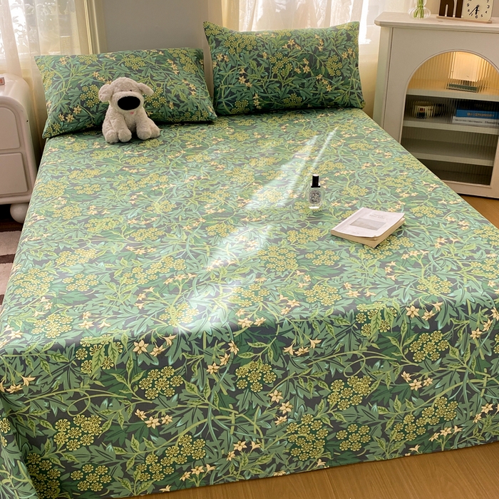 91家纺网 家纺一手货源 找家纺 漫仙阁家纺 2026新款老粗布床单系列 挪威森林