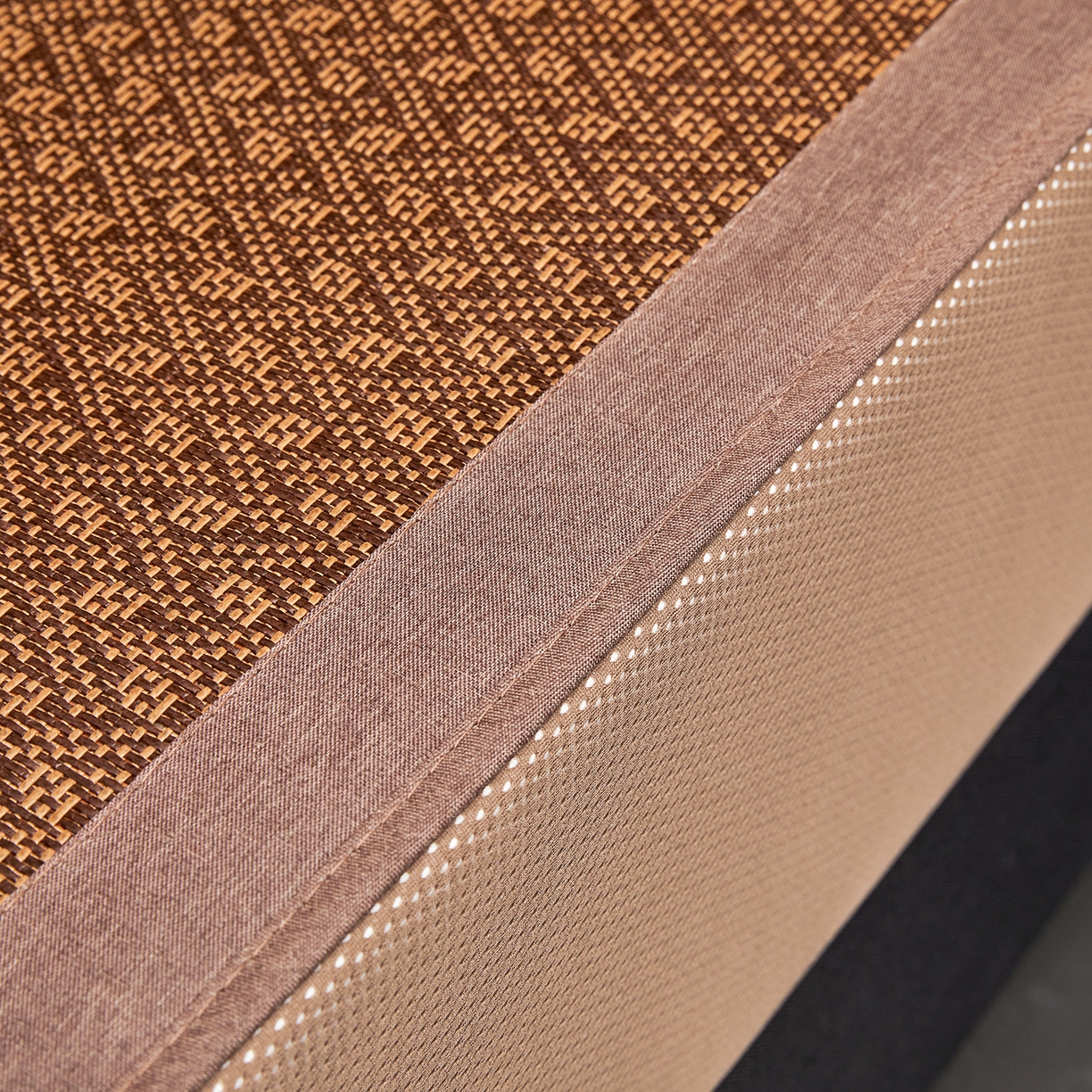 91家纺网 家纺一手货源 找家纺 （总）绒艺席业 2026新款加密古香玉床笠款藤席凉席席子