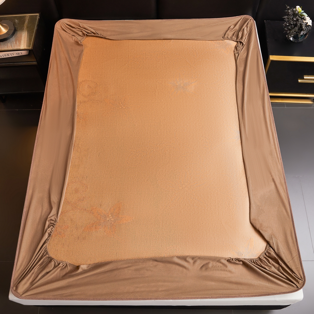 91家纺网 家纺一手货源 找家纺 （总）绒艺席业 2026新款加密古香玉床笠款藤席凉席席子