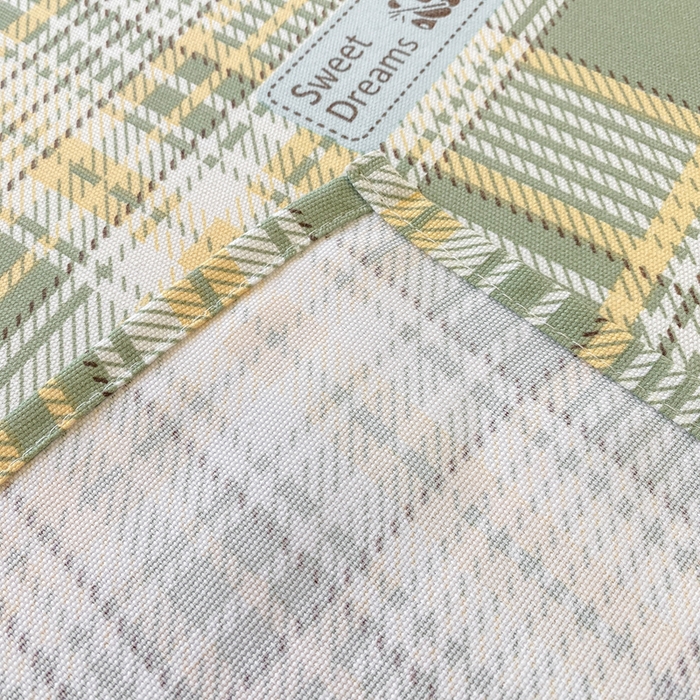 91家纺网 家纺一手货源 找家纺 漫仙阁家纺 2026新款老粗布床单系列 盼盼熊