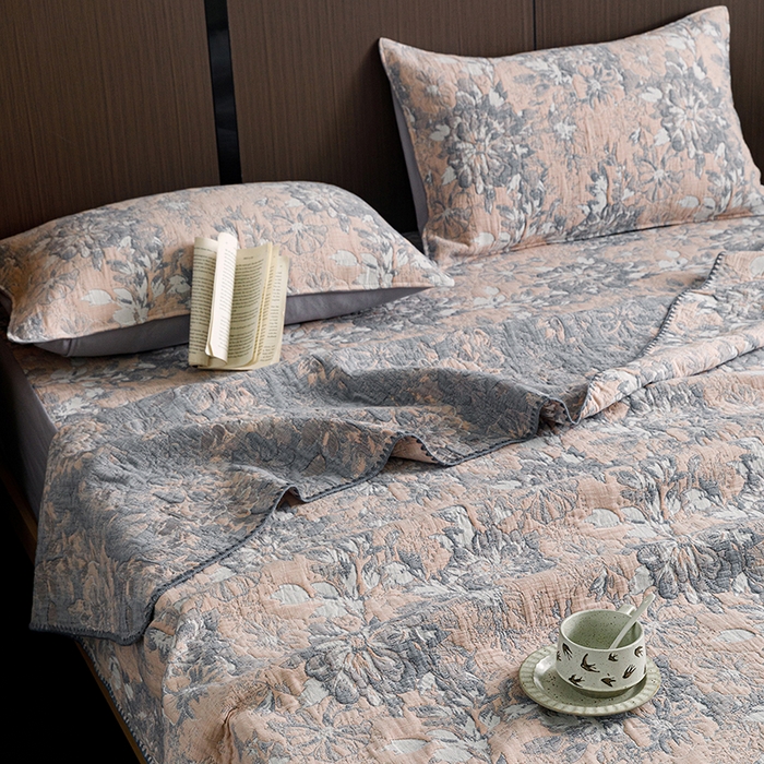 91家纺网 家纺一手货源 找家纺 （总）悦然毛巾被 2026新款全棉三层纱A类多功能毛巾被休闲毯夏被床盖床单