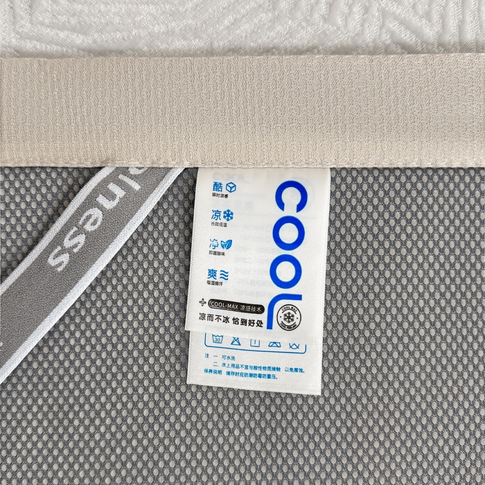 91家纺网 家纺一手货源 找家纺 绒艺席业 2026年新款立体浮雕工艺正宗凉感豆豆席凉席席子-平铺款 豆豆荷塘月色-浅灰色