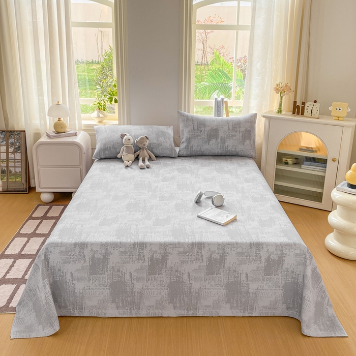 91家纺网 家纺一手货源 找家纺 漫仙阁家纺 2026新款老粗布床单系列 时空